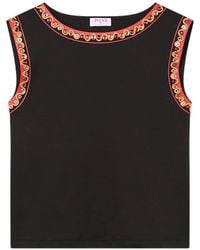 PUCCI - Cotton T-Shirt With Printed Detail - Lyst