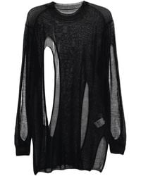 Yohji Yamamoto - Semi-Sheer T-Shirt - Lyst