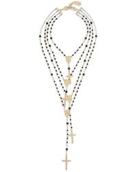 Dolce & Gabbana - Rosary-Style Multi-Chain Necklace - Lyst
