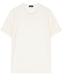 Paul & Shark - T-shirt en lin à col rond - Lyst
