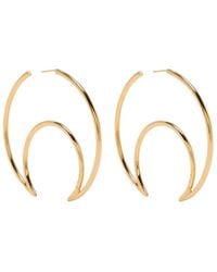 Marine Serre - Moon Hoop Earrings - Lyst