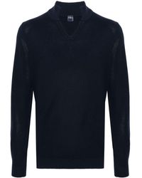 Fedeli - Knitted Polo Shirt - Lyst