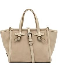 Gianni Chiarini - Mini Miss Marcella Knot-Detail Tote Bag - Lyst