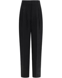 Max Mara - Linen Tailored Trousers - Lyst