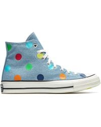Converse - X Golf Wang Chuck 70 Hi "Denim Polka Dots" Sneakers - Lyst