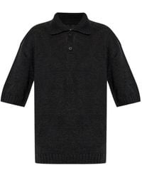 Maison Margiela - Gardening Hemp Buttoned Polo Shirt - Lyst