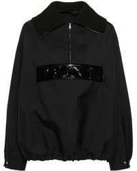 Gucci - Sweater Met Logo-reliëf En Halve Rits - Lyst