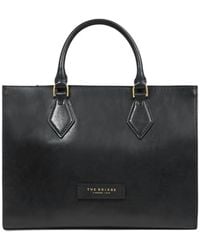The Bridge - Detachable-Strap Leather Tote Bag - Lyst