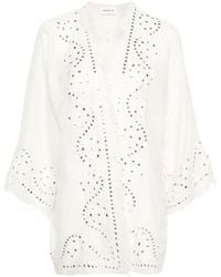 P.A.R.O.S.H. - Sequinned Cashmere Jacket - Lyst