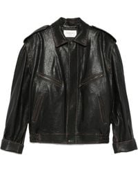 Saint Laurent - Chaqueta con cremallera - Lyst