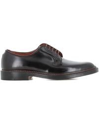 Alden - Horse Leather Derby Shoes - Lyst