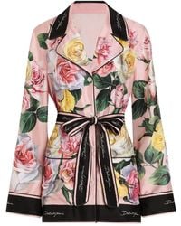 Dolce & Gabbana - Camicia Con Stampa - Lyst