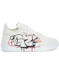 Giuseppe Zanotti - Zapatillas bajas Talon con estampado de grafiti - Lyst