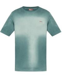 DIESEL - T-Adjust-R15 Logo-Embroidered T-Shirt - Lyst