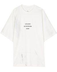 OAMC - Scribble Organic Cotton T-Shirt - Lyst