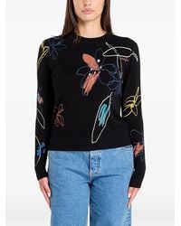 Desigual - Arty Floral-Print Sweater - Lyst