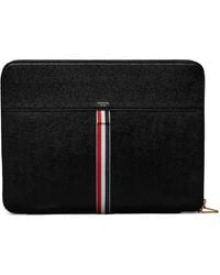 Thom Browne - Pebble-Grain Zip-Around Folio - Lyst