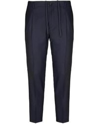 BE ABLE - Pleated Drawstring-Waist Trousers - Lyst