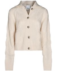 Allude - Cable-Knit Button-Up Cardigan - Lyst
