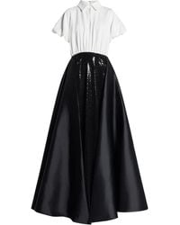Greta Constantine - Champneys Sequin-Panel Maxi Dress - Lyst