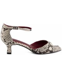 Toral Shoes - Snake-Effect Leather Sandals - Lyst