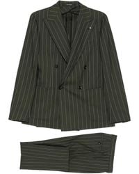 Tagliatore - Pinstripe Double-Breasted Suit - Lyst