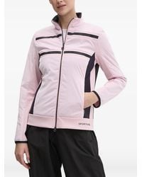 Sportalm - Logo-Tape Zip-Up Jacket - Lyst