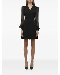 McQueen - Inverted Pleat Mini Dress - Lyst