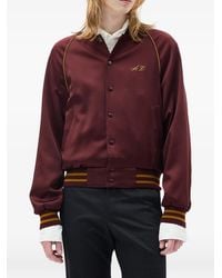 Ann Demeulemeester - Embroidered Bomber Jacket - Lyst