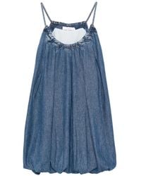IRO - Justina Gathered Spaghetti-Strap Dress - Lyst