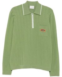 Drole de Monsieur - Zip-Neck Pocket-Detail Polo Shirt - Lyst
