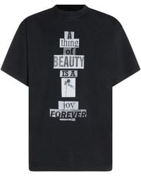 Balenciaga - Graphic-Print T-Shirt - Lyst