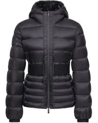 Moncler - Plumífero Con Cinturón - Lyst