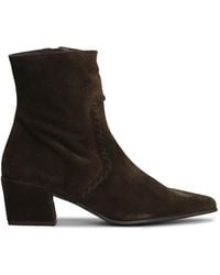 Pedro Miralles - Bottines Rafaela À Bords Tressés - Lyst