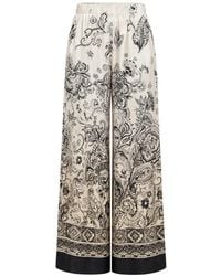 Kaos - Paisley-Print Palazzo Pants - Lyst