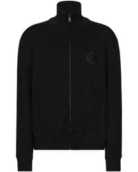 Dolce & Gabbana - Logo-Patch Zip-Up Cardigan - Lyst