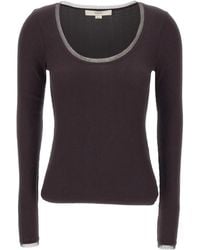Remain - T-Shirt mit Mesh-Besatz - Lyst