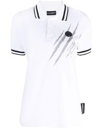 Philipp Plein - Scratch Short-sleeve Polo Shirt - Lyst