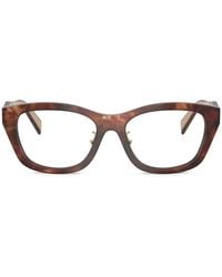 Prada - Clear-Lense Glasses - Lyst