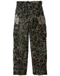 Who Decides War - Camouflage-Print Cargo Pants - Lyst