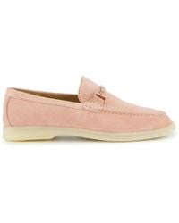 Gibaldi - Loafer Aus Wildleder Mit Bit-Strap - Lyst