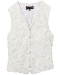 Comme des Garçons - Floral-Embroidered Vest - Lyst