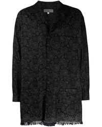 Yohji Yamamoto - R-jq Paisley-pattern Jacquard Coat - Lyst