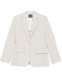 Lorena Antoniazzi - Sequin Single-Breasted Blazer - Lyst
