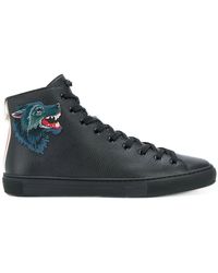 Scarpe da ginnastica Gucci in Pelle Nero taglia 8 UK - 23016621