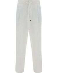 Brunello Cucinelli - Hose Mit Kordelzug - Lyst