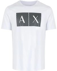 ARMANI EXCHANGE - Logo-Print Short-Sleeve T-Shirt - Lyst