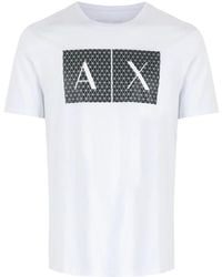 ARMANI EXCHANGE - Logo-Print Short-Sleeve T-Shirt - Lyst