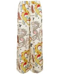La Prestic Ouiston - Giudecca Dragon-Print Trousers - Lyst