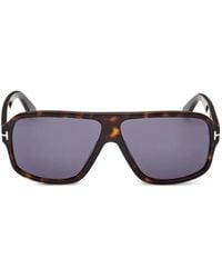 Tom Ford - Geometric Bar Sunglasses - Lyst
